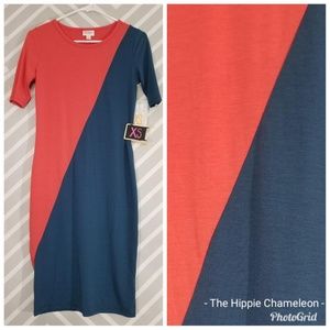 XS Two-Toned LuLaRoe Julia